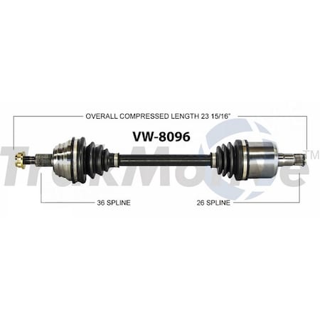 Surtrack Axle Cv Axle Shaft, Vw-8096 VW-8096